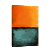 The sunset over water - ArtDeco Canvas