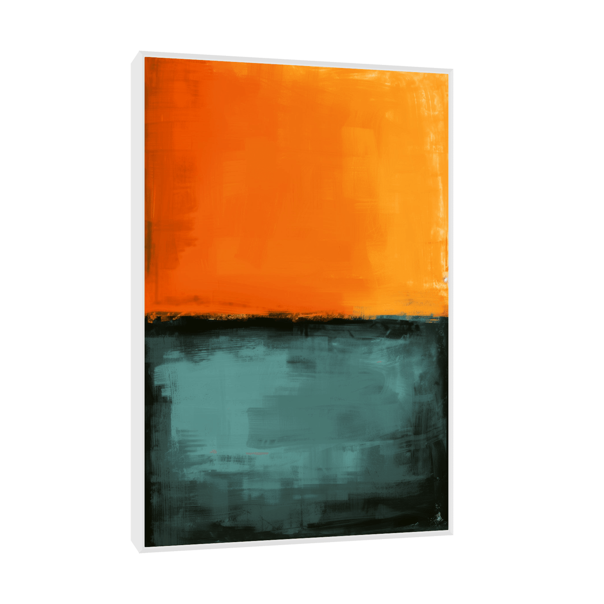 The sunset over water - ArtDeco Canvas