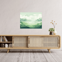 The valley - ArtDeco Canvas