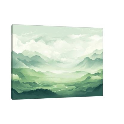 The valley - ArtDeco Canvas