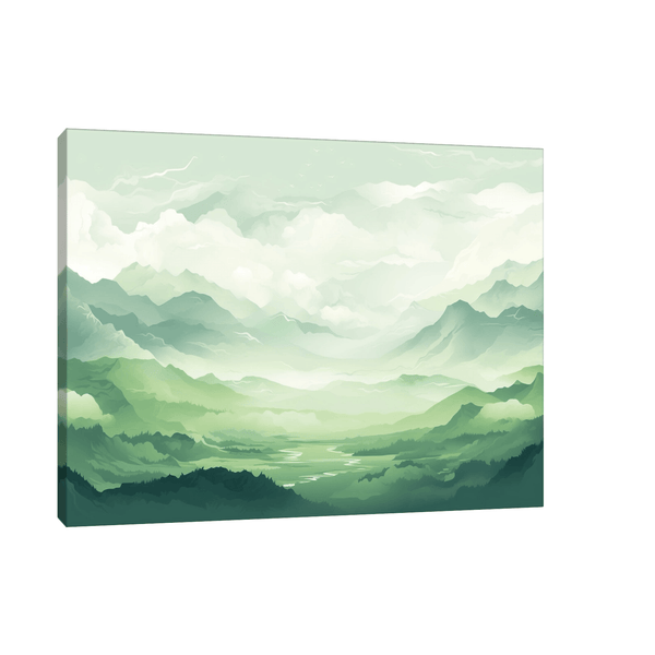 The valley - ArtDeco Canvas