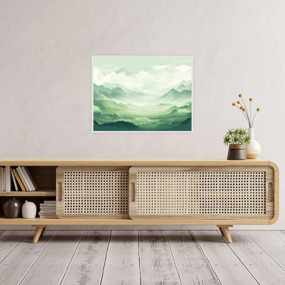 The valley - ArtDeco Canvas