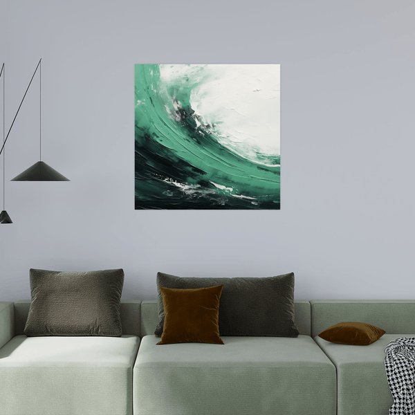 The wave crushing - ArtDeco Canvas