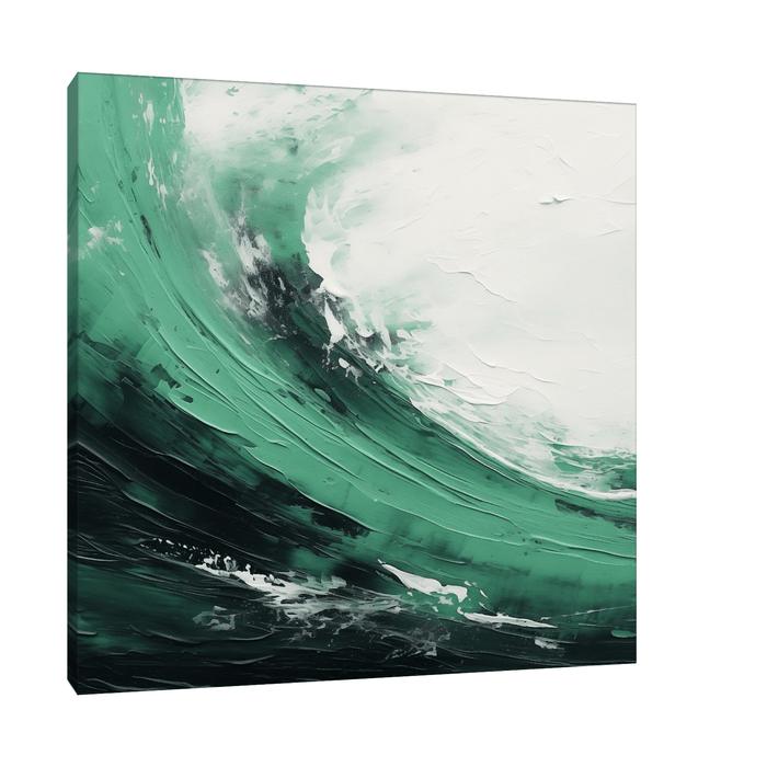 The wave crushing - ArtDeco Canvas