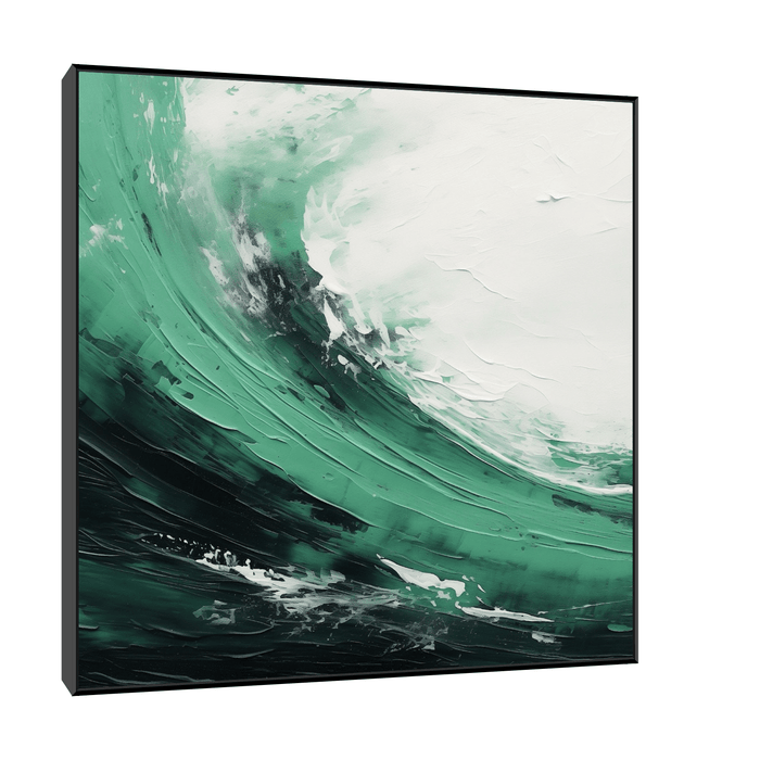 The wave crushing - ArtDeco Canvas