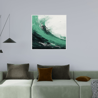 The wave crushing - ArtDeco Canvas