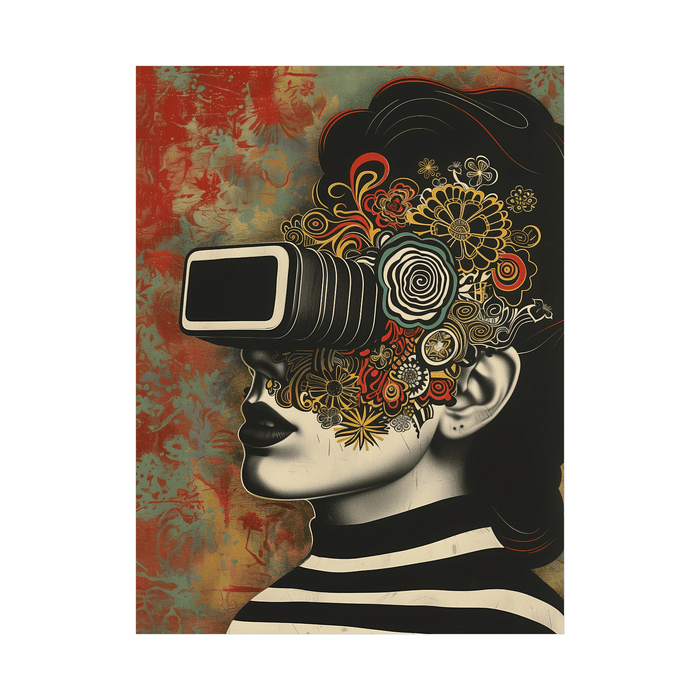 Through kaleidoskope - ArtDeco Canvas