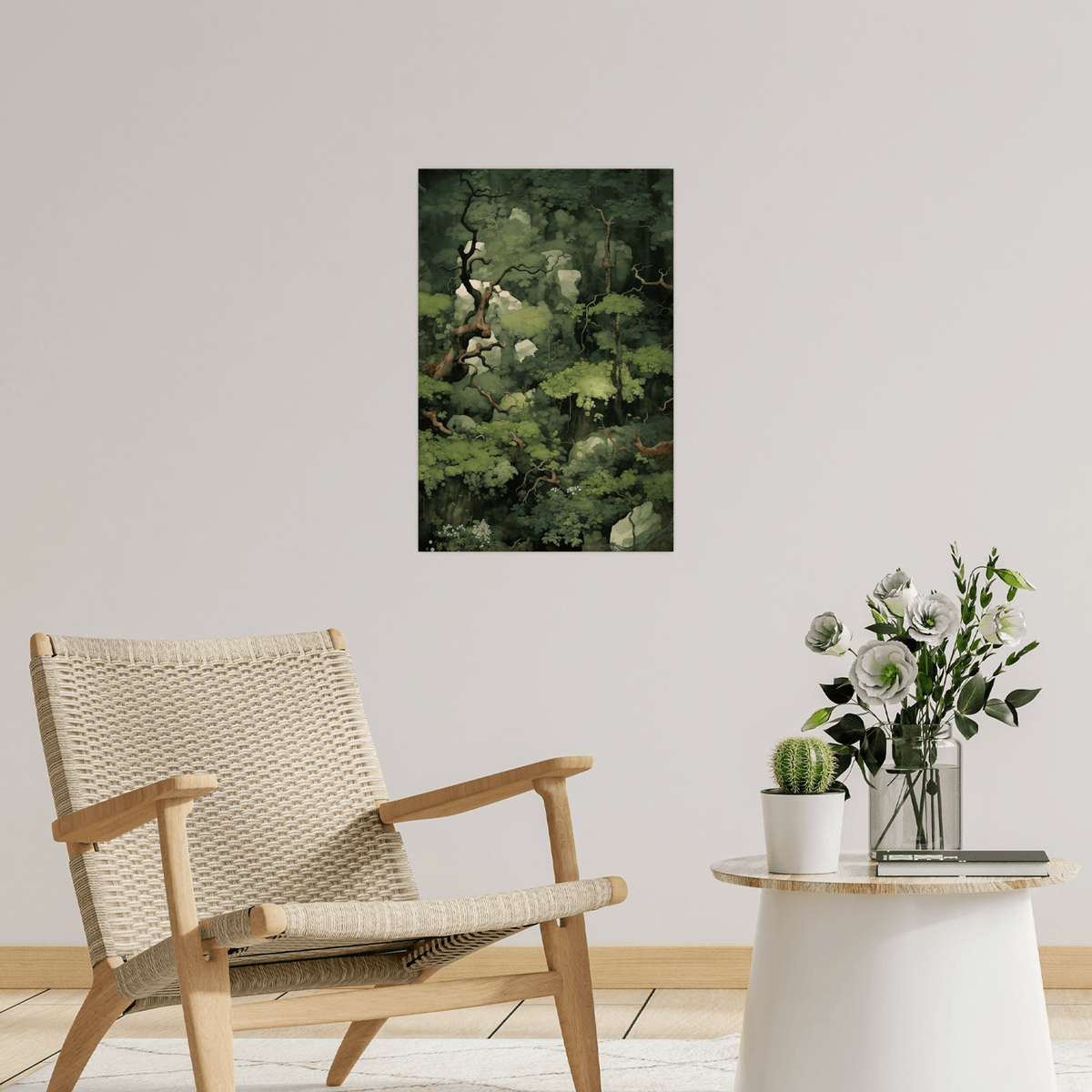 Tick forest canopy - ArtDeco Canvas