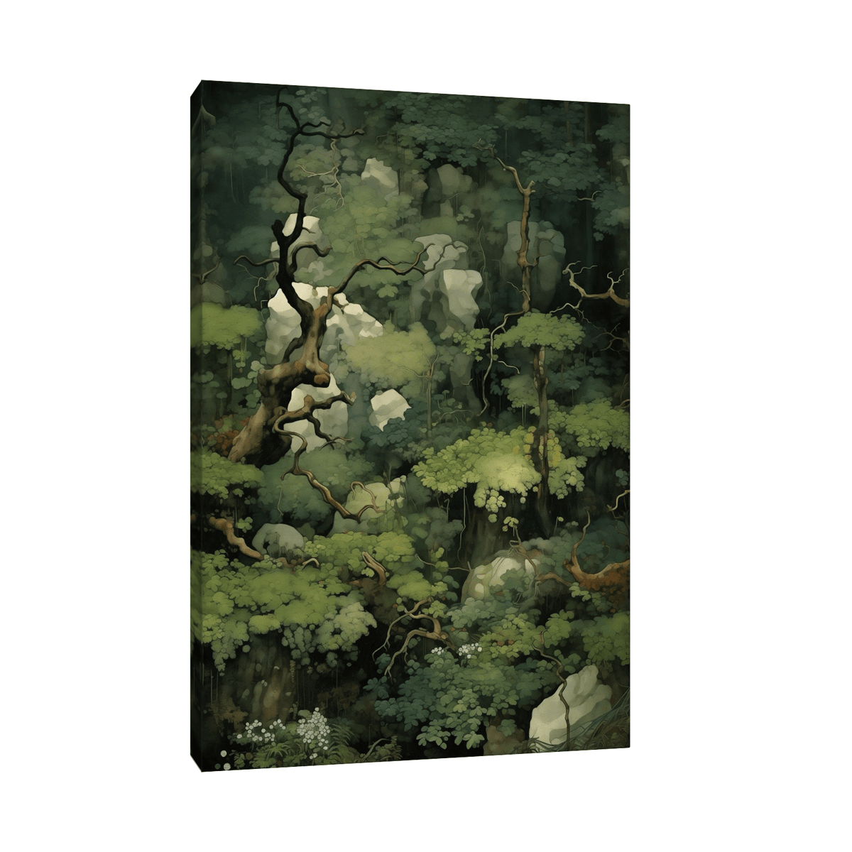 Tick forest canopy - ArtDeco Canvas