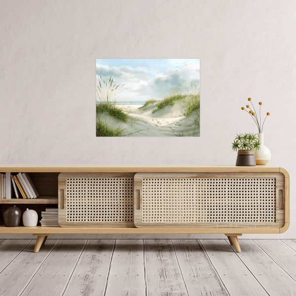 Toward the beach - ArtDeco Canvas