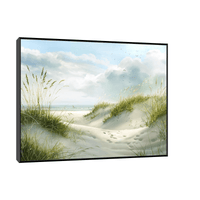 Toward the beach - ArtDeco Canvas