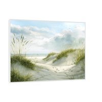 Toward the beach - ArtDeco Canvas