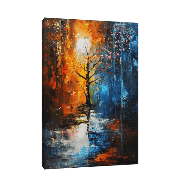 Tree reflection - ArtDeco Canvas