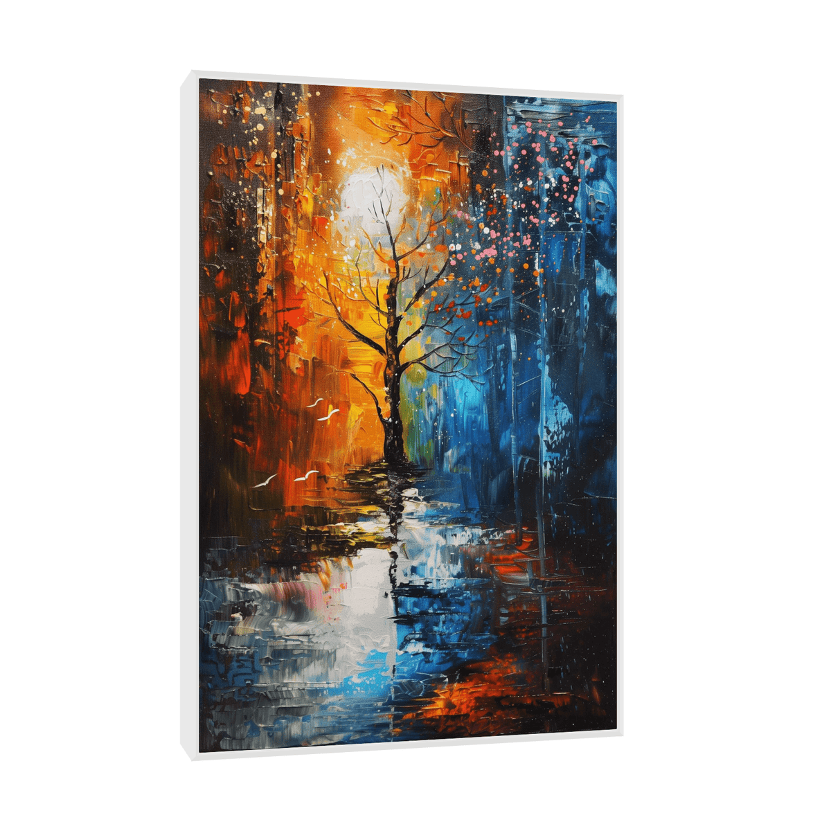 Tree reflection - ArtDeco Canvas