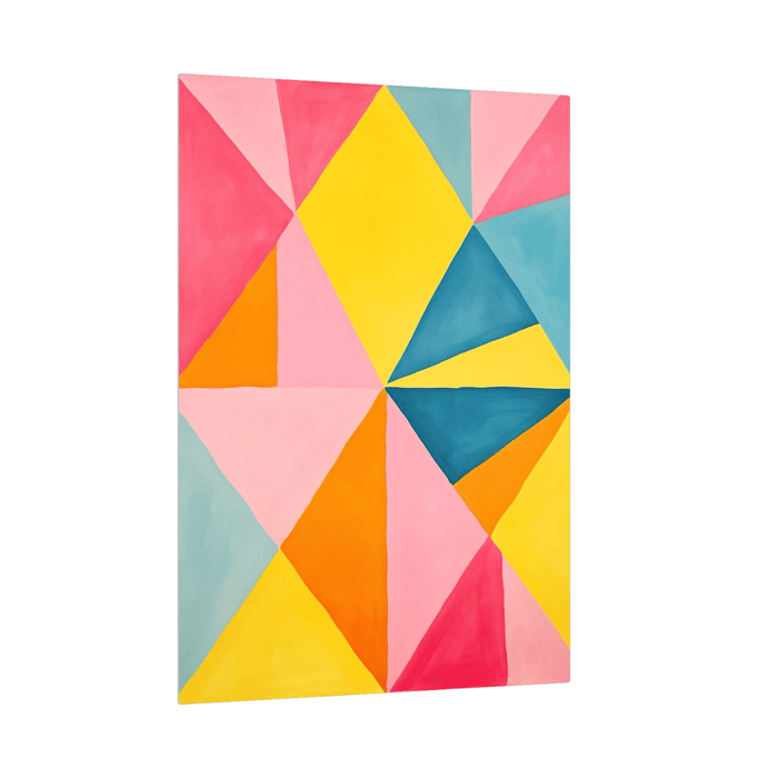 Triangular composition - ArtDeco Canvas