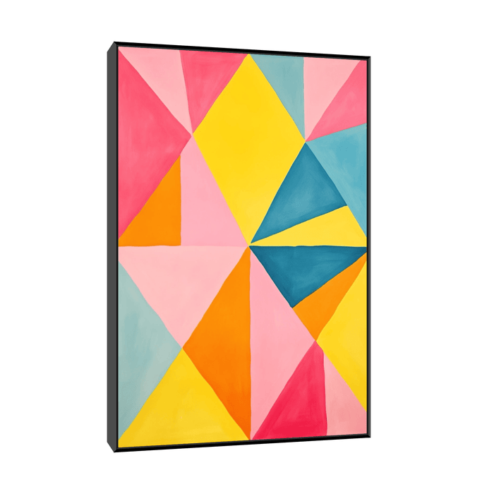 Triangular composition - ArtDeco Canvas