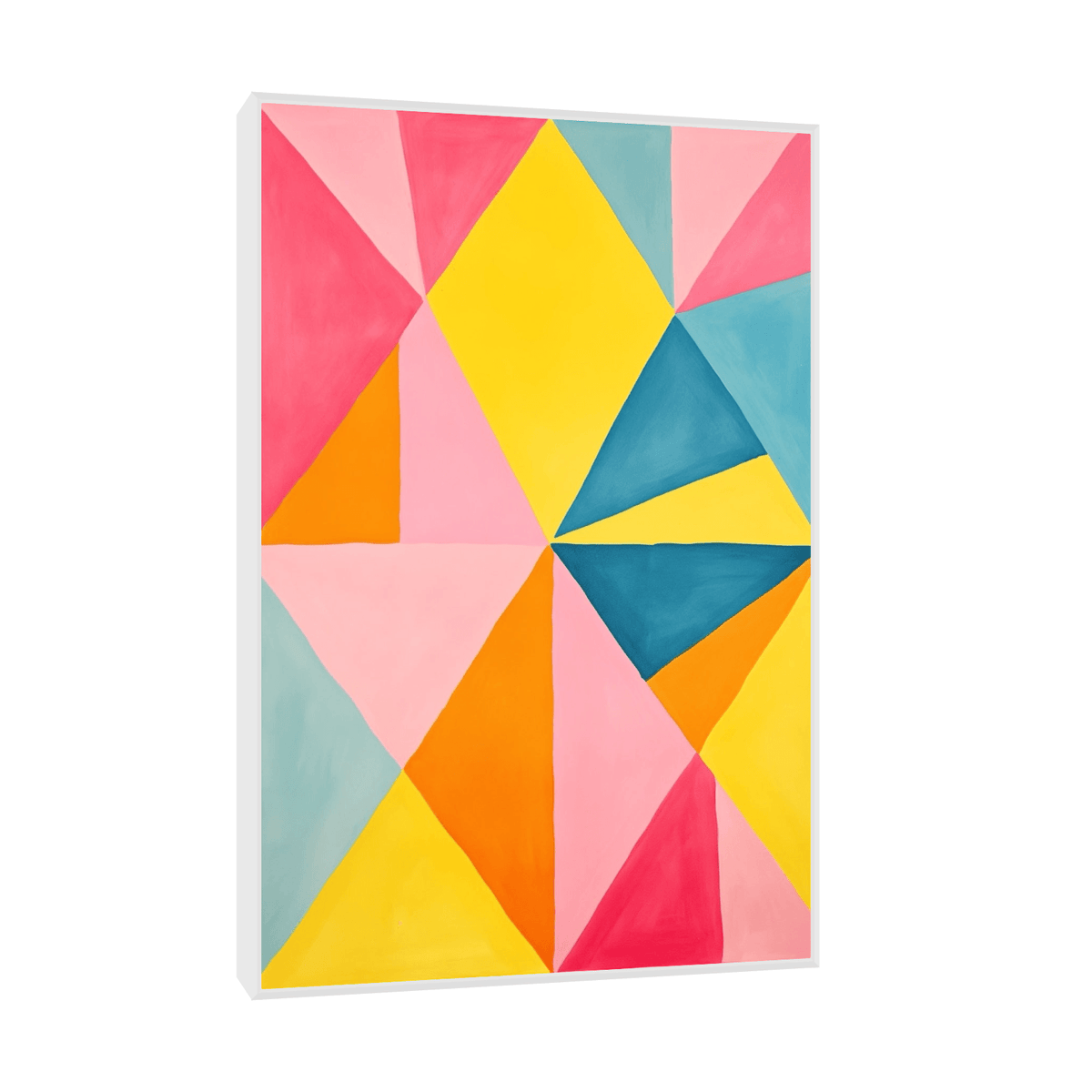 Triangular composition - ArtDeco Canvas