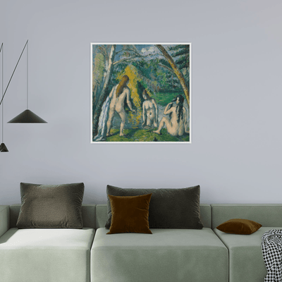 Trois baigneuses, Paul Cézanne - ArtDeco Canvas