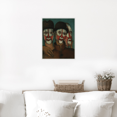 Trois mimes, Francis Picabia - ArtDeco Canvas