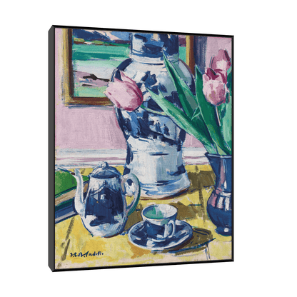 Tulips and Iona, Francis Campbell Boileau Cadell - ArtDeco Canvas