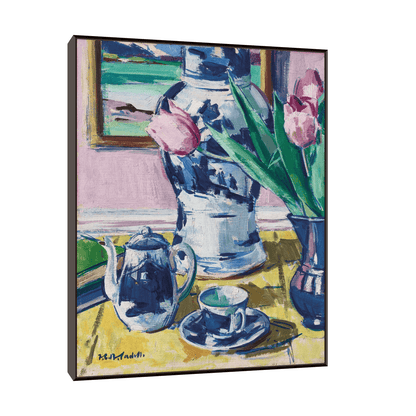 Tulips and Iona, Francis Campbell Boileau Cadell - ArtDeco Canvas