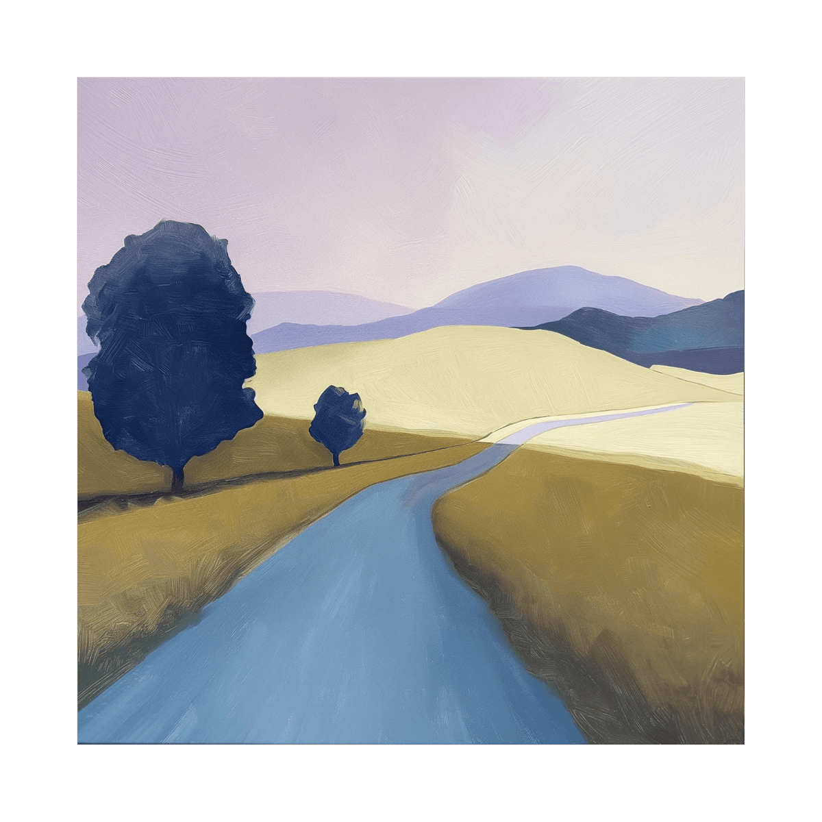 Tuscany road - ArtDeco Canvas