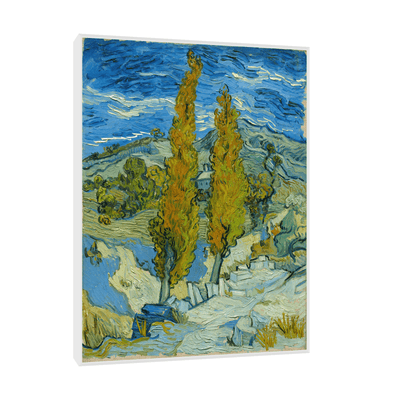 Two Poplars in the Alpilles near Saint-Rémy, Vincent van Gogh - ArtDeco Canvas