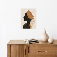 Two faces - ArtDeco Canvas