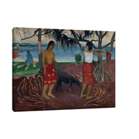 Under the Pandanus, Paul Gauguin - ArtDeco Canvas