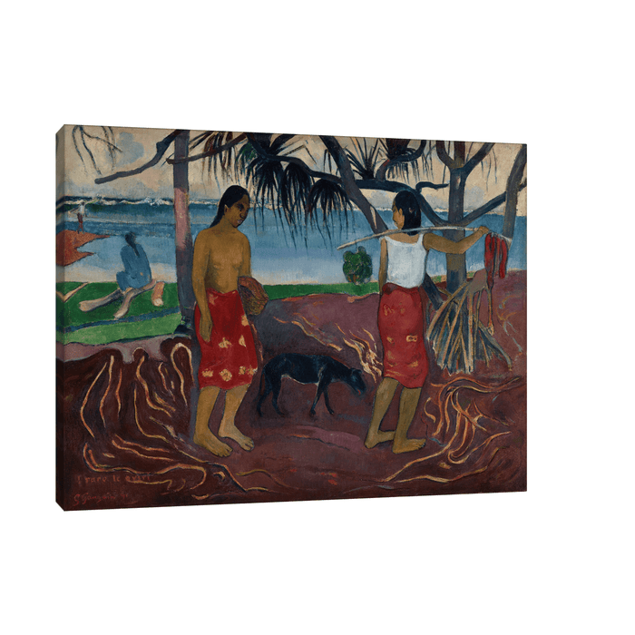 Under the Pandanus, Paul Gauguin - ArtDeco Canvas