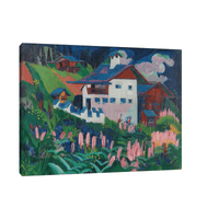 Unser Haus, Ernst Ludwig Kirchner - ArtDeco Canvas