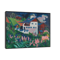 Unser Haus, Ernst Ludwig Kirchner - ArtDeco Canvas