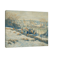 Upper Harlem River—Winter, Ernest Lawson - ArtDeco Canvas