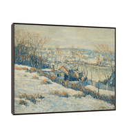 Upper Harlem River—Winter, Ernest Lawson - ArtDeco Canvas