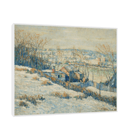 Upper Harlem River—Winter, Ernest Lawson - ArtDeco Canvas