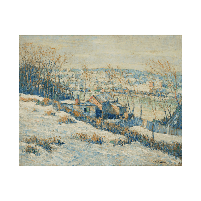 Upper Harlem River—Winter, Ernest Lawson - ArtDeco Canvas