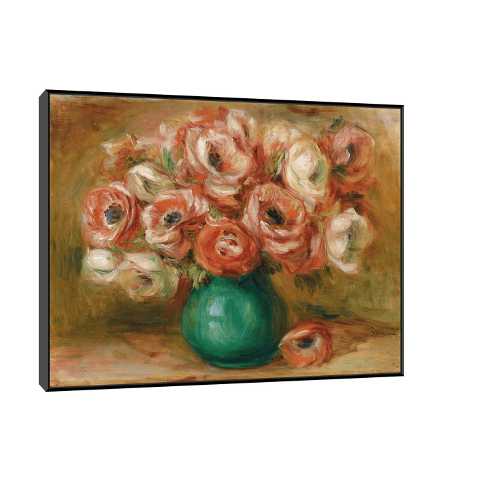 Vase d’anémones, Pierre-Auguste Renoir - ArtDeco Canvas