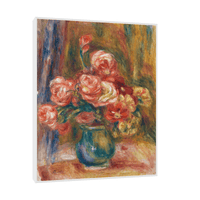 Vase of Roses, Pierre-Auguste Renoir - ArtDeco Canvas