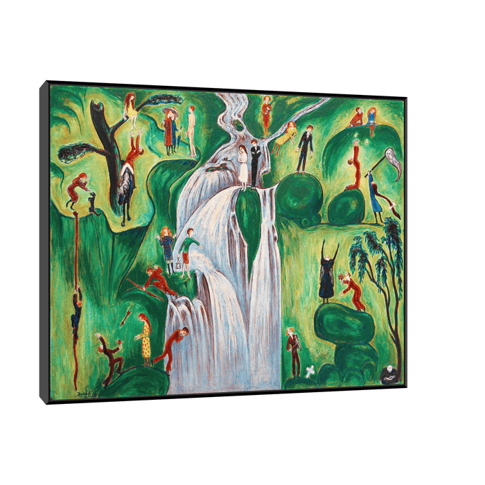 Vattenfallet, Nils Dardel - ArtDeco Canvas