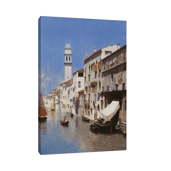 Venetian Canal, Rubens Santoro - ArtDeco Canvas