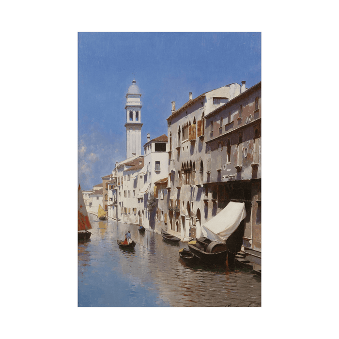 Venetian Canal, Rubens Santoro - ArtDeco Canvas