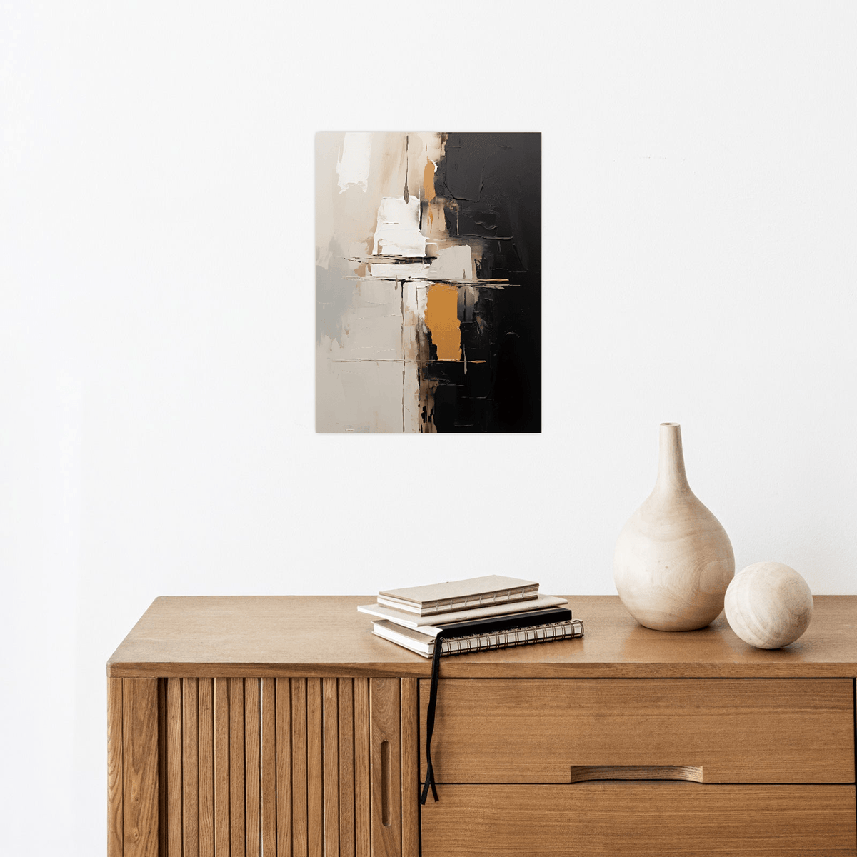 Vertical harmony - ArtDeco Canvas