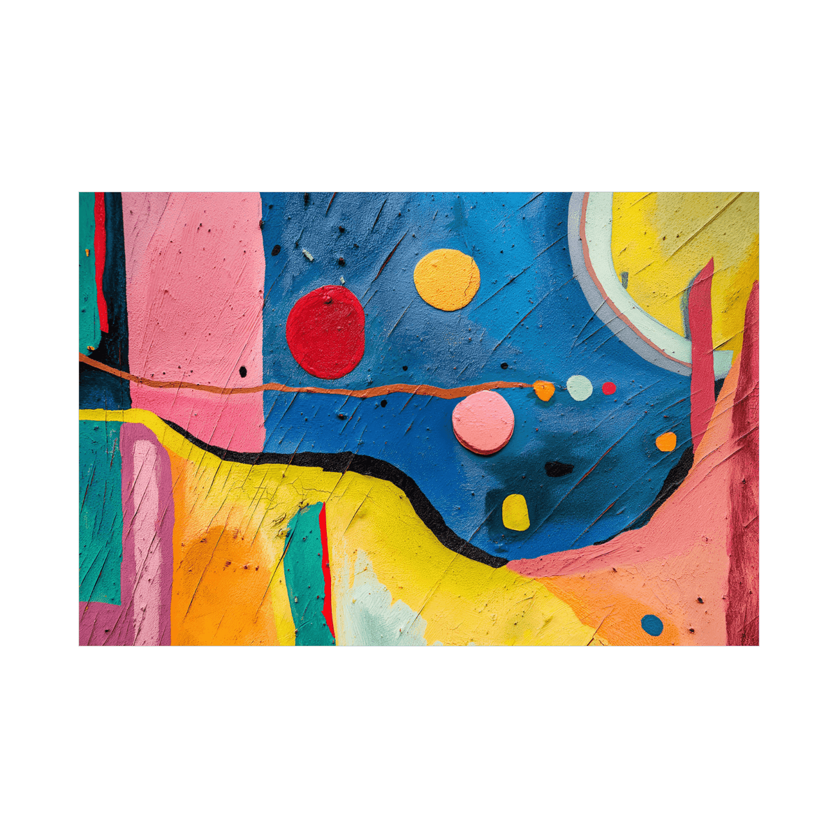 Vibrant vision - ArtDeco Canvas