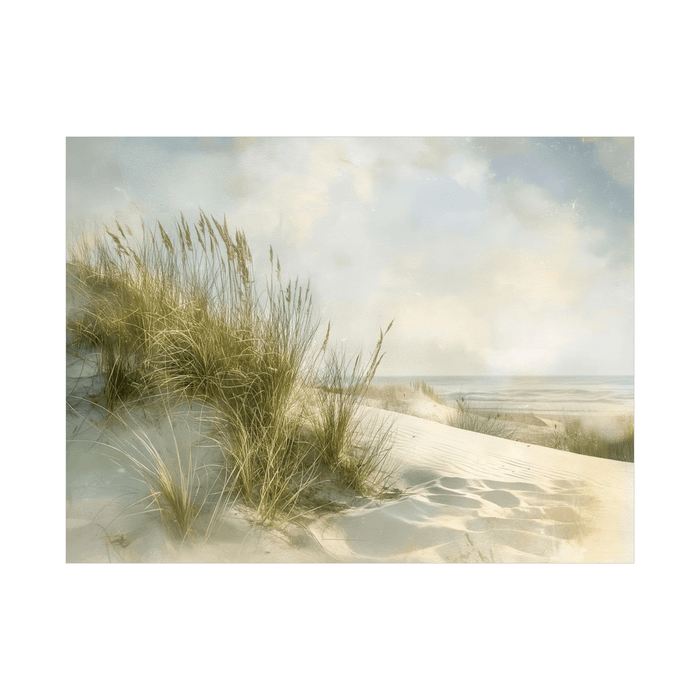 View of a sandy beach - ArtDeco Canvas