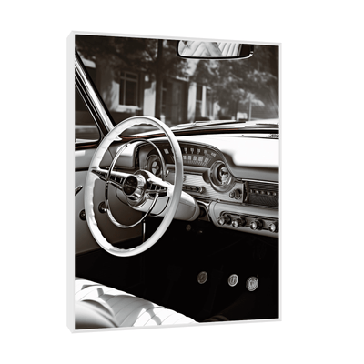 Vintage car interior ll - ArtDeco Canvas