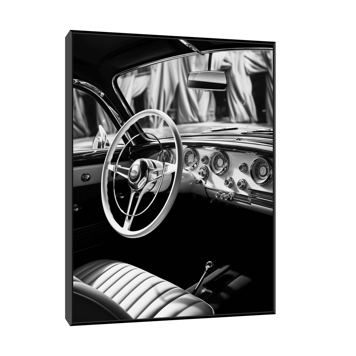 Vintage car interior lll - ArtDeco Canvas