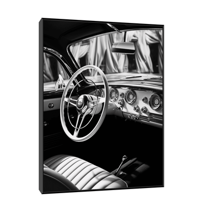 Vintage car interior lll - ArtDeco Canvas