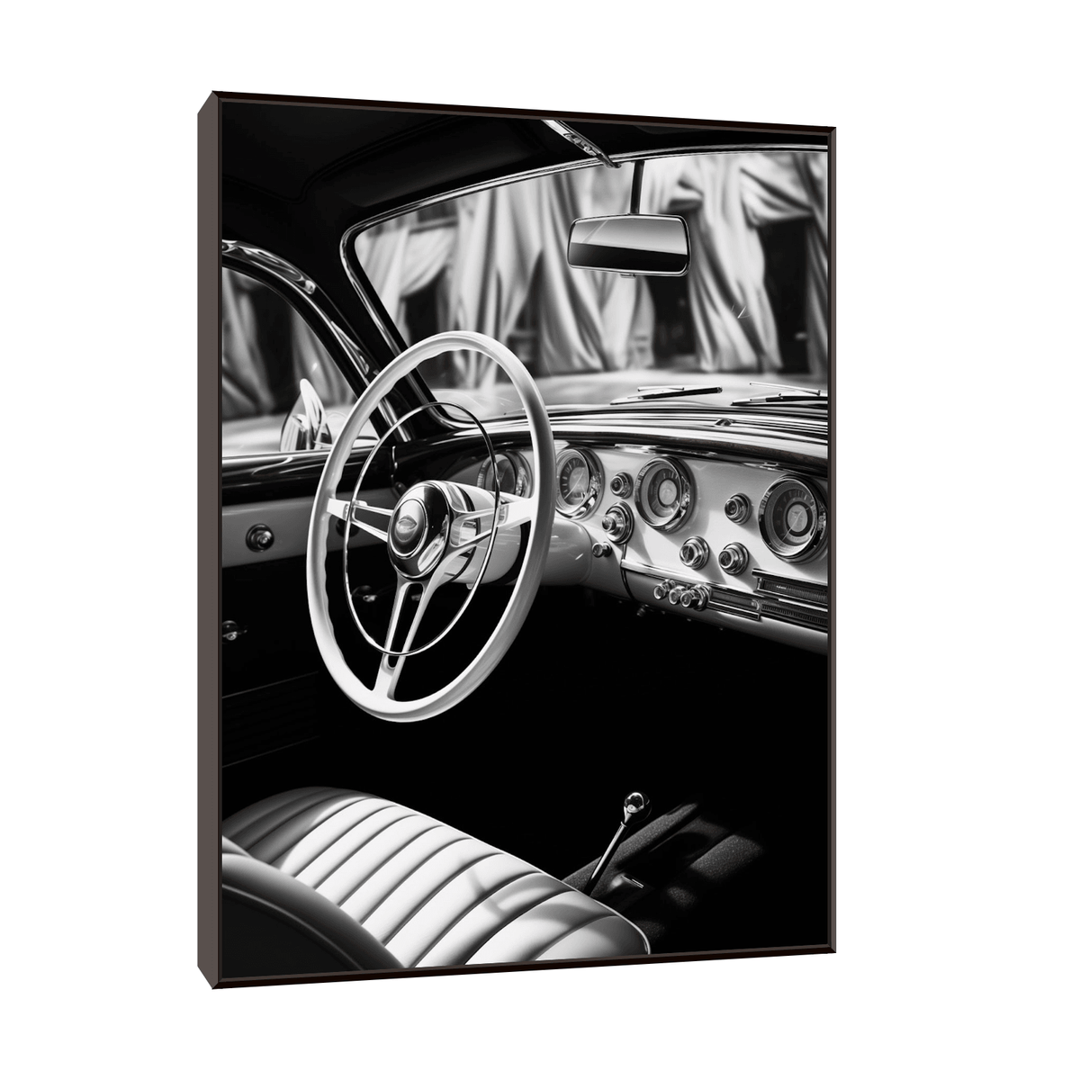 Vintage car interior lll - ArtDeco Canvas