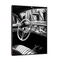 Vintage car interior lll - ArtDeco Canvas