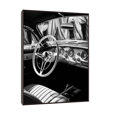 Vintage car interior lll - ArtDeco Canvas